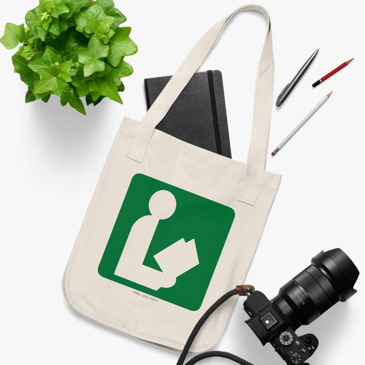 Library Book Tote for wholesale by Mabel Grace Crafts