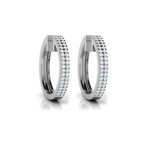 0,25 ct guld Huggies ørering, gave til hende, fødselsdagsgaver for engroshandel hos OISHI DIAMONDS