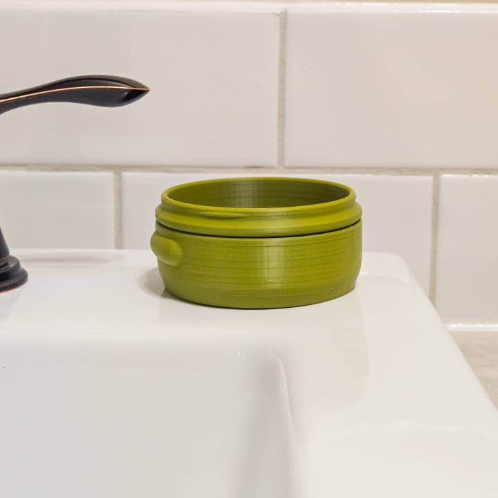 The Rogerie – Engroshandel Sæbeholder – Rejse sæbedispenser (enkelt rund)2