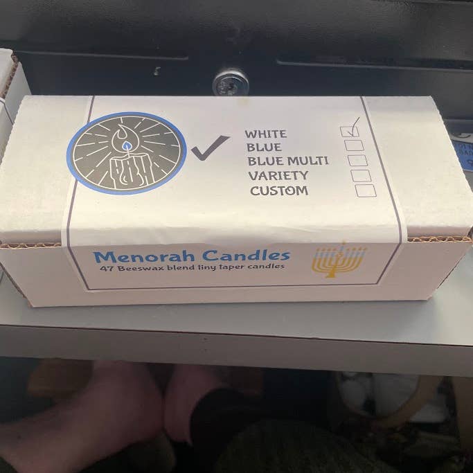 The Crafty Candle Shoppe - Wholesale Tapered Candle/Candlestick - RELIGIOUS CANDLES - Menorah Candles (Tiny Tapers)2