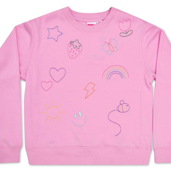 CHECK IT OUT SWEATSHIRT (LARGE (14)) for wholesale by Iscream