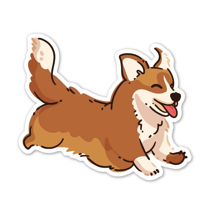Corgi Sticker for wholesale by The Stickerie