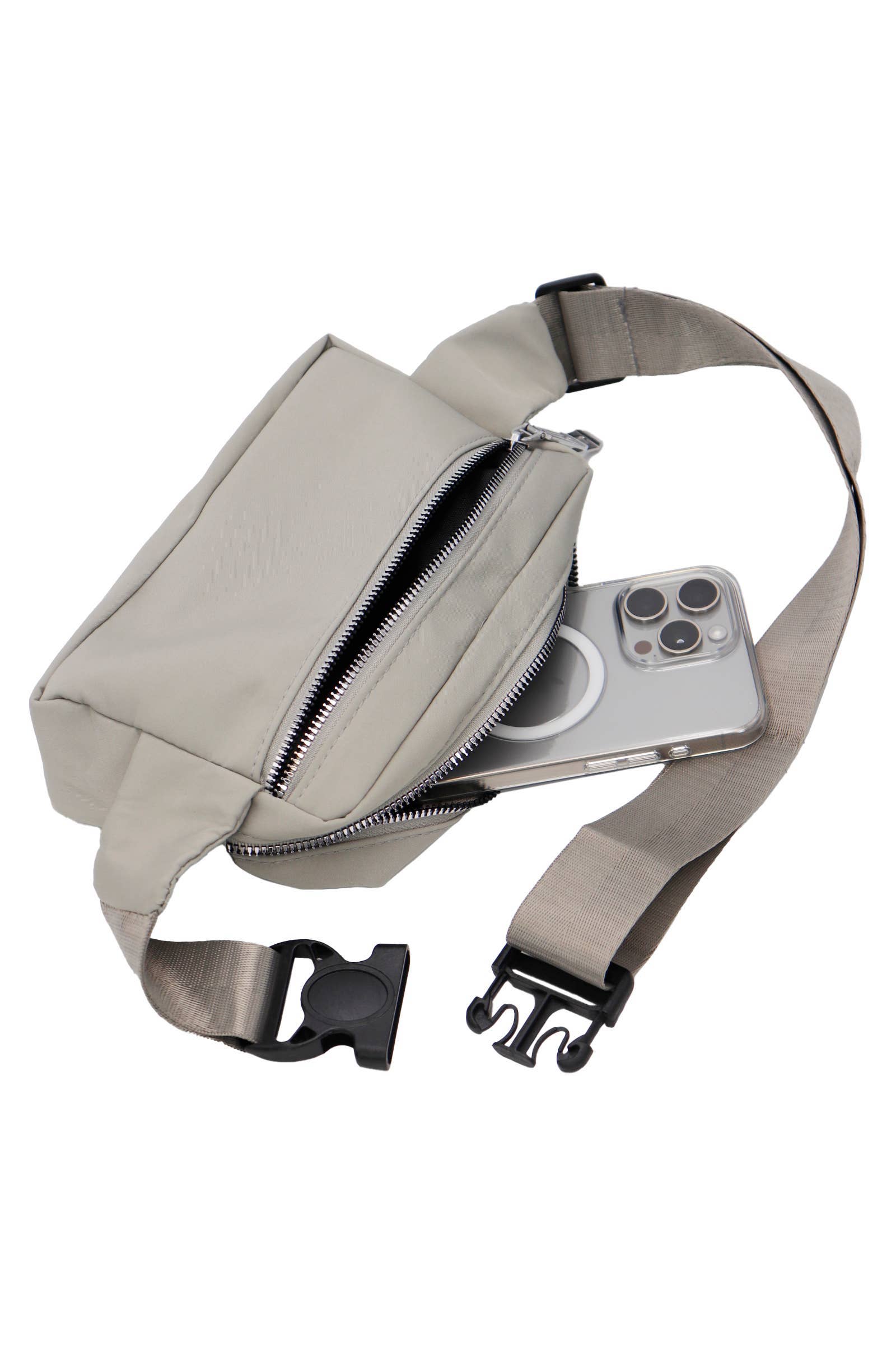 ASSORTED Minimal Matte Neutral Solid Belt Bag Fanny Pack for wholesale on Faire4