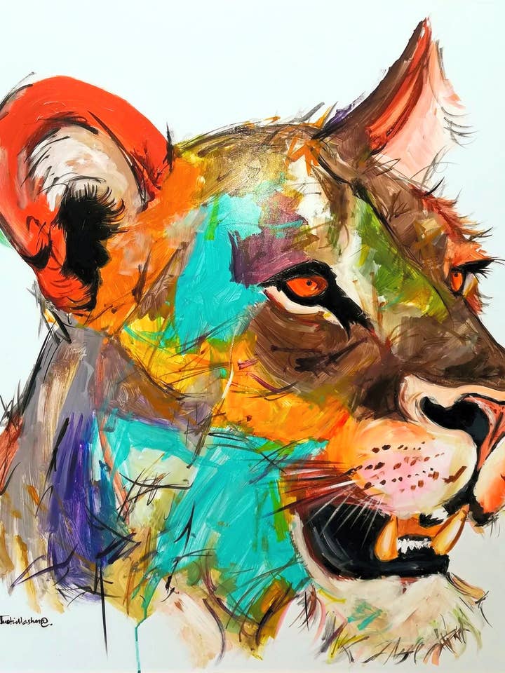LION 2 pour la vente par Curated Art