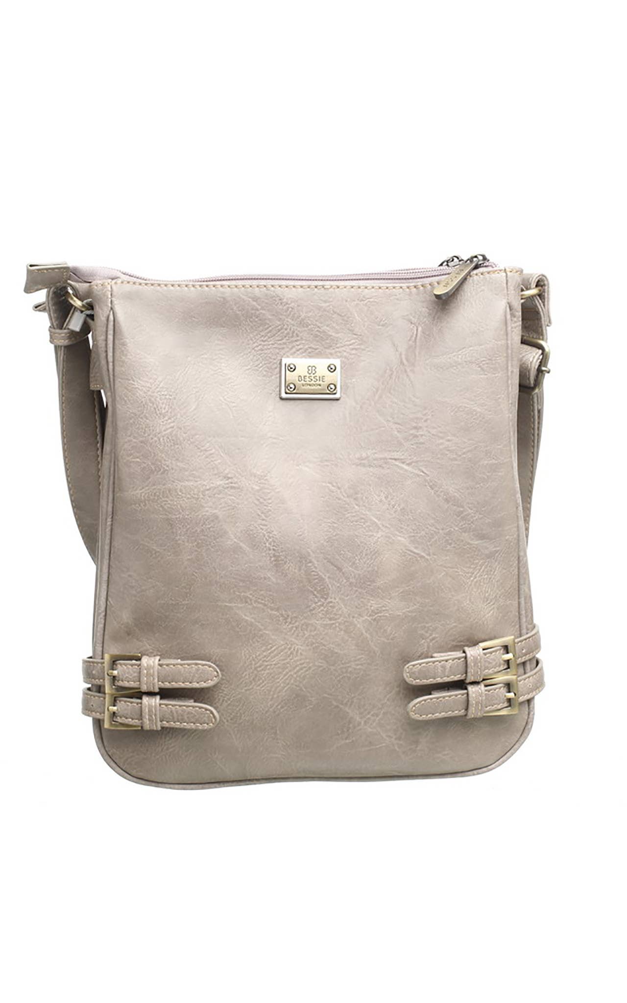 Bessie London - Wholesale Crossbodytas - Dames - Klassieke schoudertas met gesp en ritssluiting1