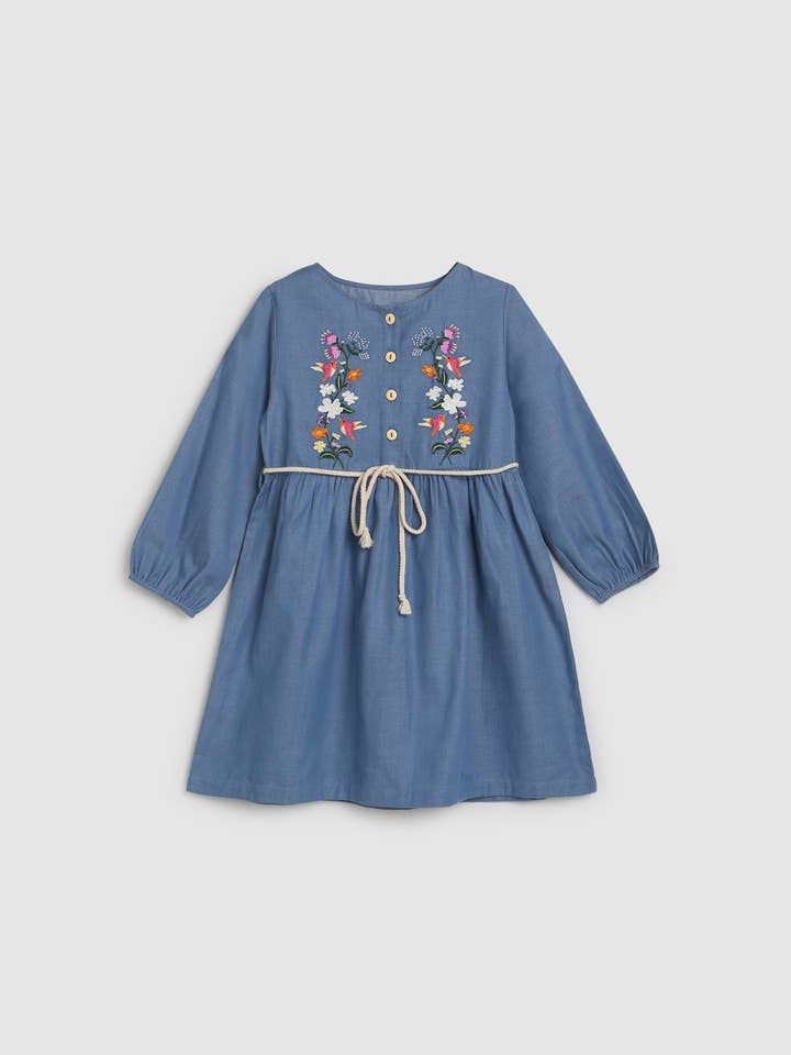 Blair Kjole - Chambray for engroshandel hos Alex & Ant