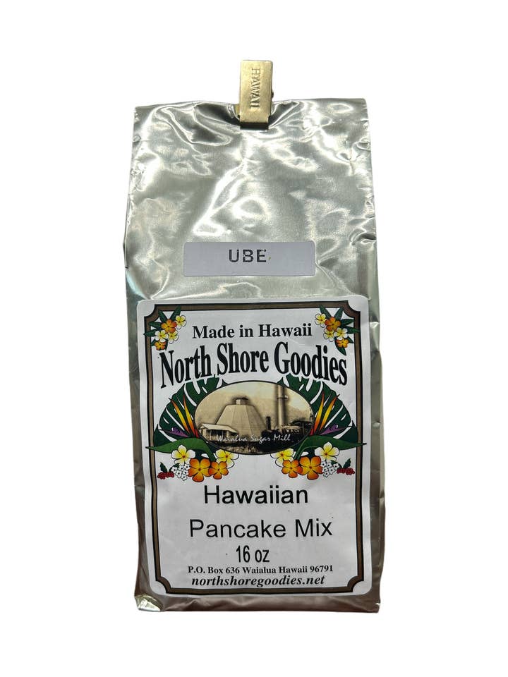 Ube Hawaiian Pancake Mix for wholesale by North Shore Goodies