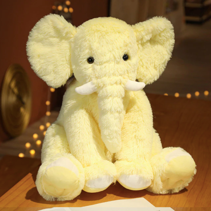 ToyalFriends - All Import Duties Covered! - Vente Peluche – enfant et bébé - Peluche éléphant 45 cm en tissu velours doux2