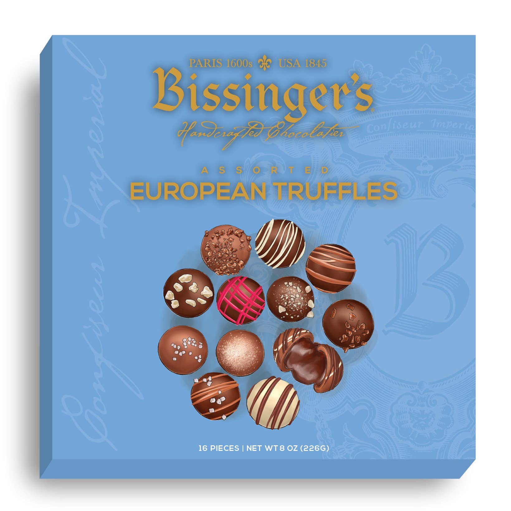 Bissinger's - Wholesale Chocolate Box - European Truffles - 16 PC Gift Box1
