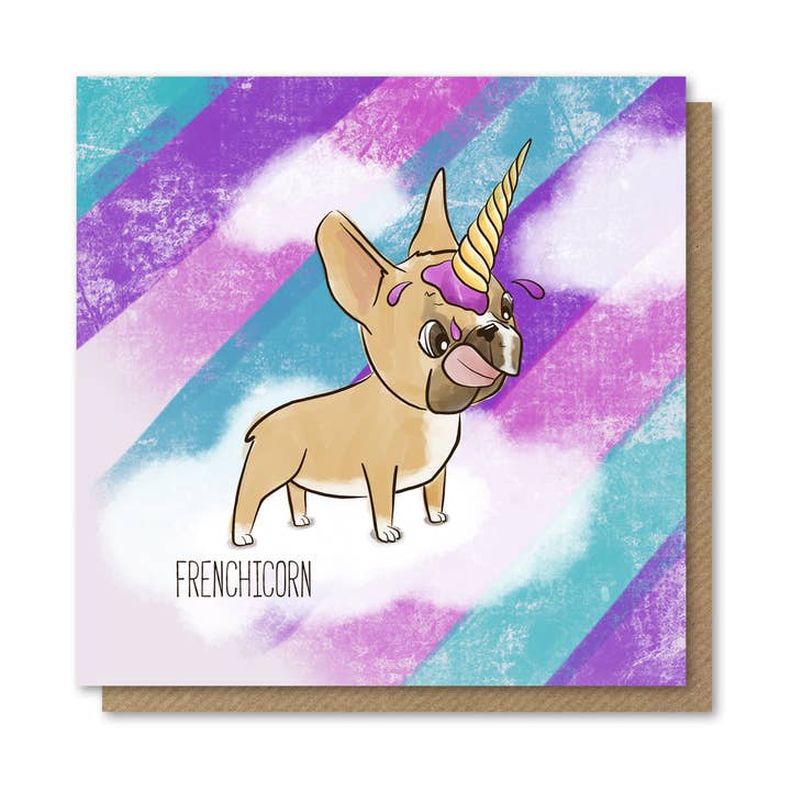 Frenchicorn-kaart voor wholesale door Blumoose Studio
