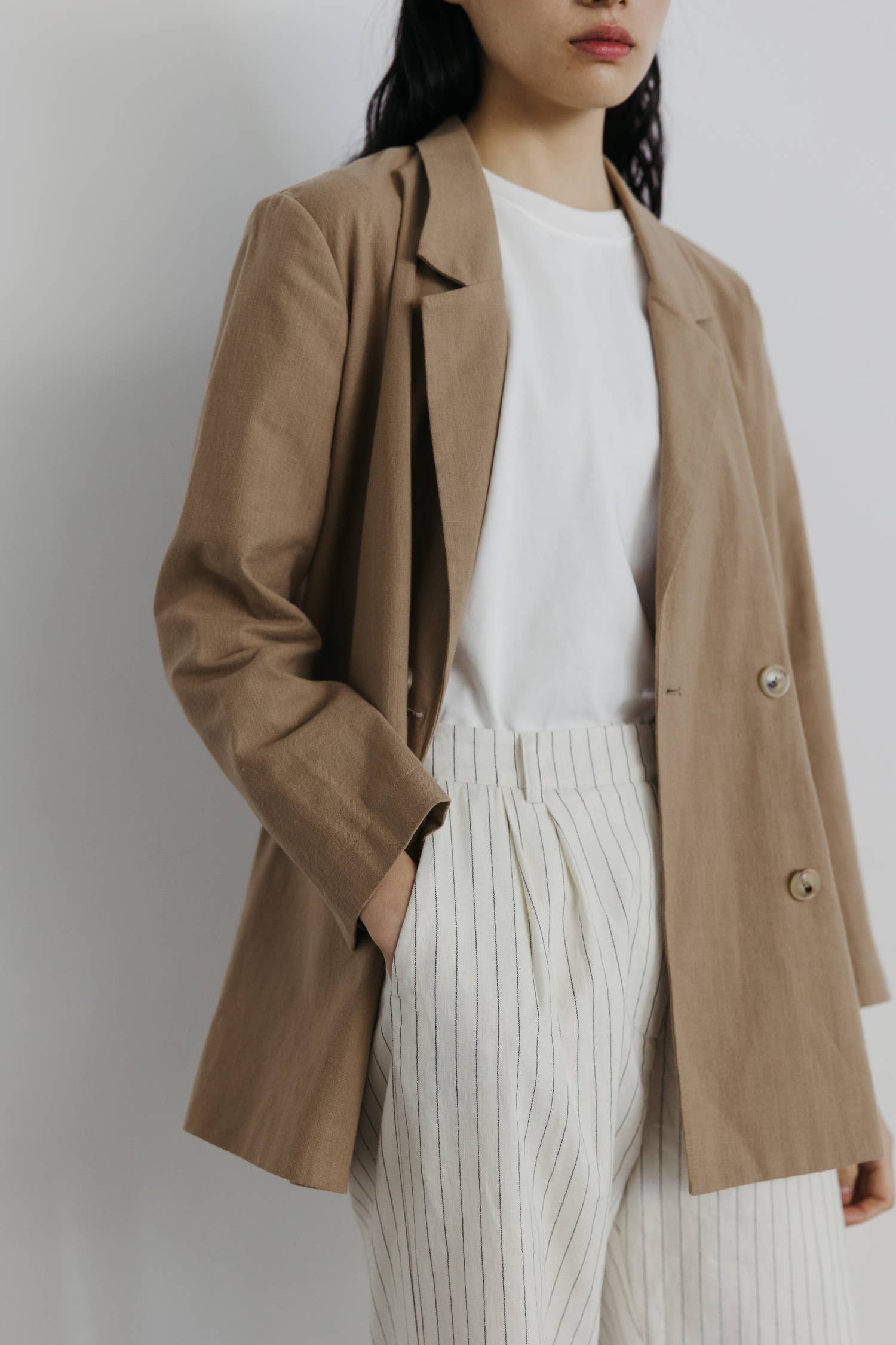 MOD REF - Wholesale Blazer - Women's - The Arla Jacket | Oversized Linen Blazer7