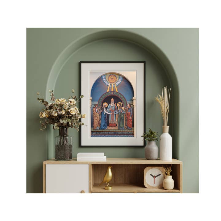 New Jerusalem Studios - Wholesale Art Print - Betrothal of Mary & Joseph Fine Art Print / Catholic Art1
