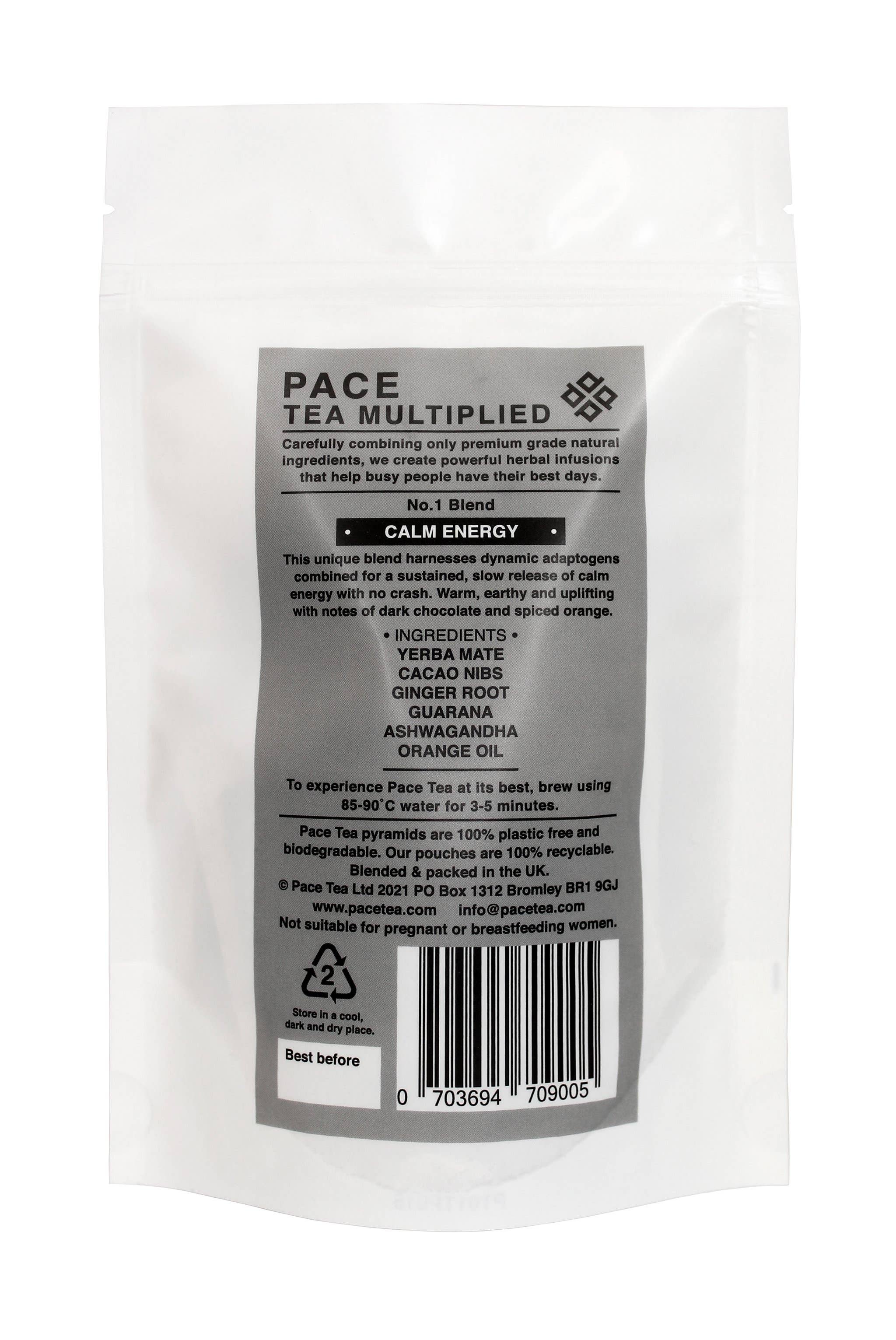 Pace Tea - Wholesale Health/Detox Tea - No.1 Blend - Calm Energy4