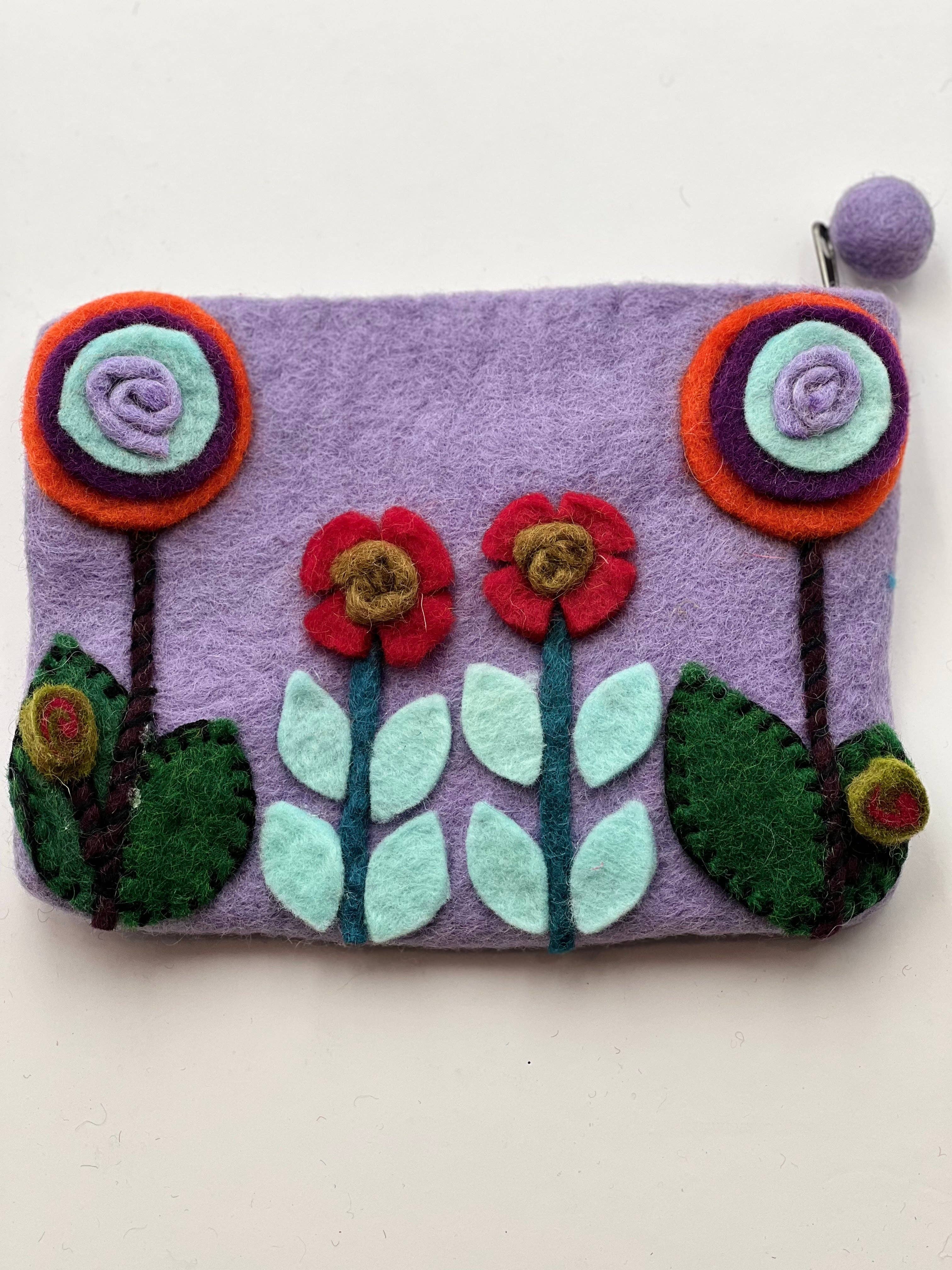 NURBU INC. - Vente Porte-monnaie – femme - Grand sac à main feutré avec laine (CPB12) Lot de 75