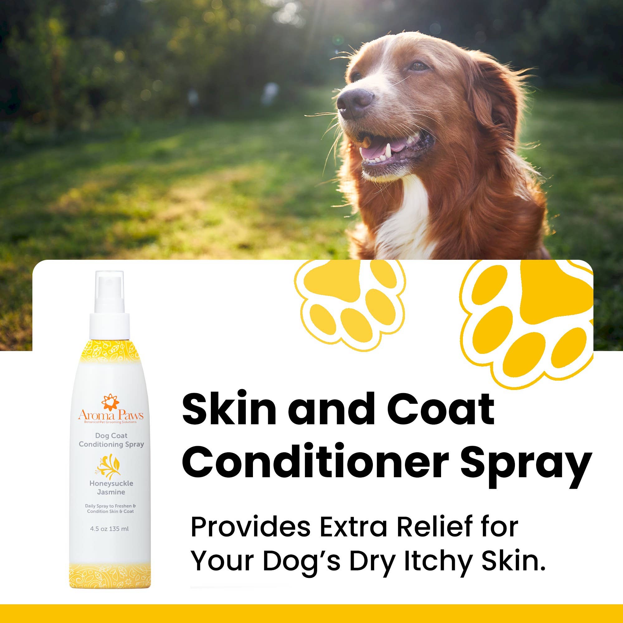 Aroma Paws - Wholesale Pet Spray - Dog - 4.5 Oz. Dog Coat Spray Honeysuckle Jasmine8