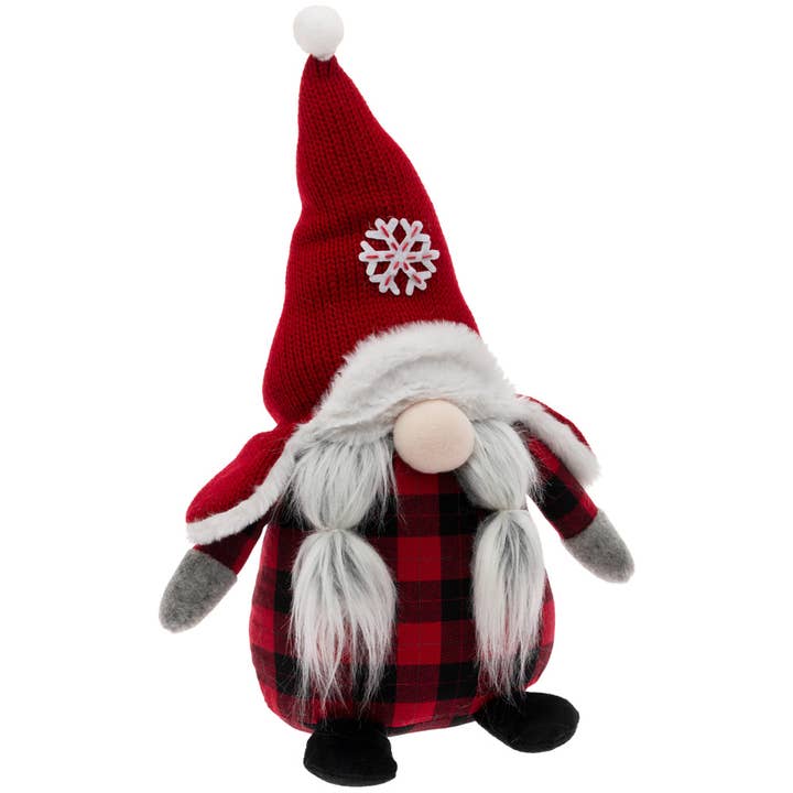 Boston International - Wholesale Christmas Decoration - Isabel Snowflake Trapper Hat Christmas Gnome
