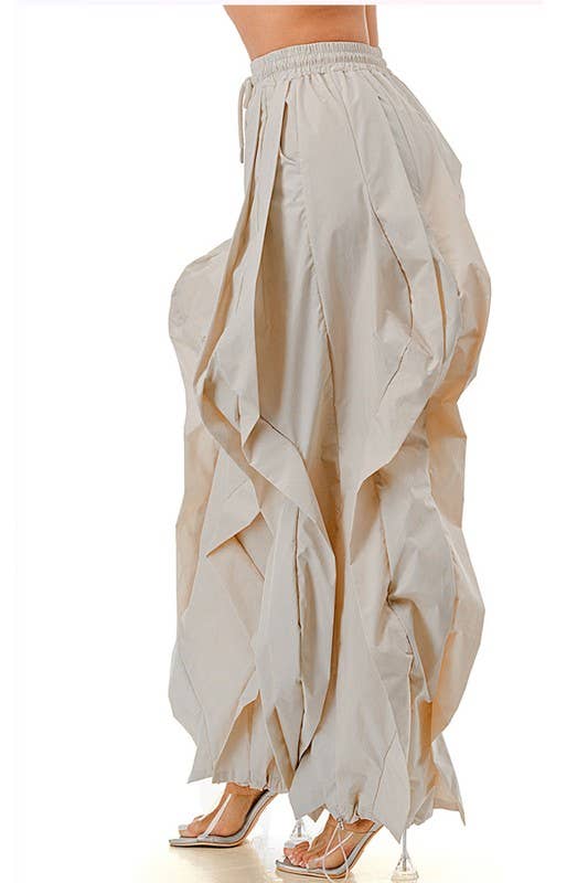 Beige High-waisted, wide-leg pants for wholesale on Faire1