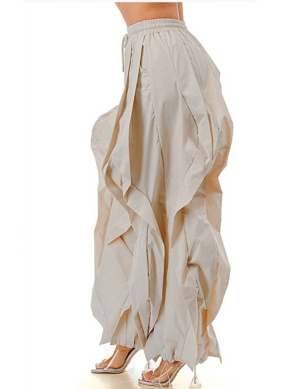 Beige High-waisted, wide-leg pants for wholesale on Faire1