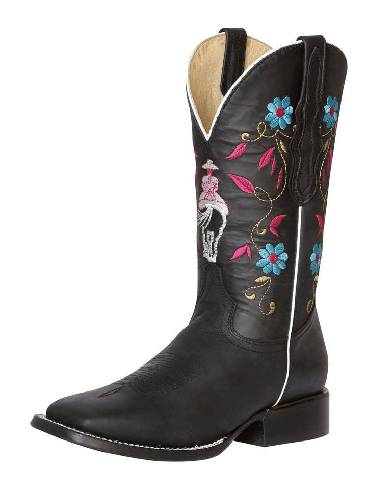 El General dames rodeo laarzen - Crazy Black 42976 voor wholesale door El General Western Wear