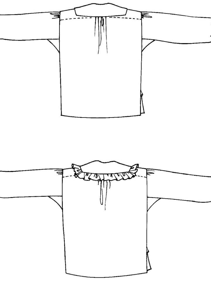 Folkwear - Wholesale Blouse - Women's - 217 Poet's Shirt - Sewing Pattern3