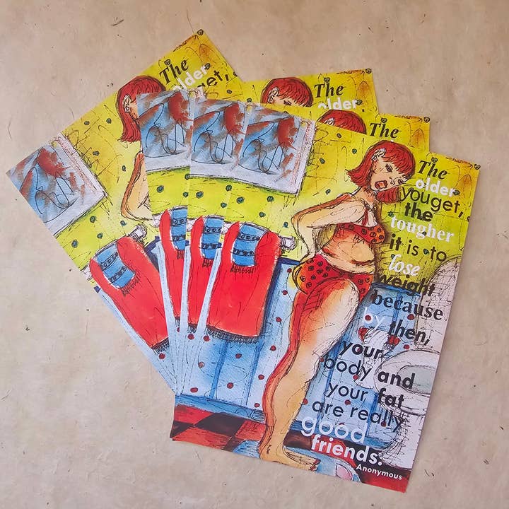 Witty Postcard Set for wholesale by Designs on Tiffany