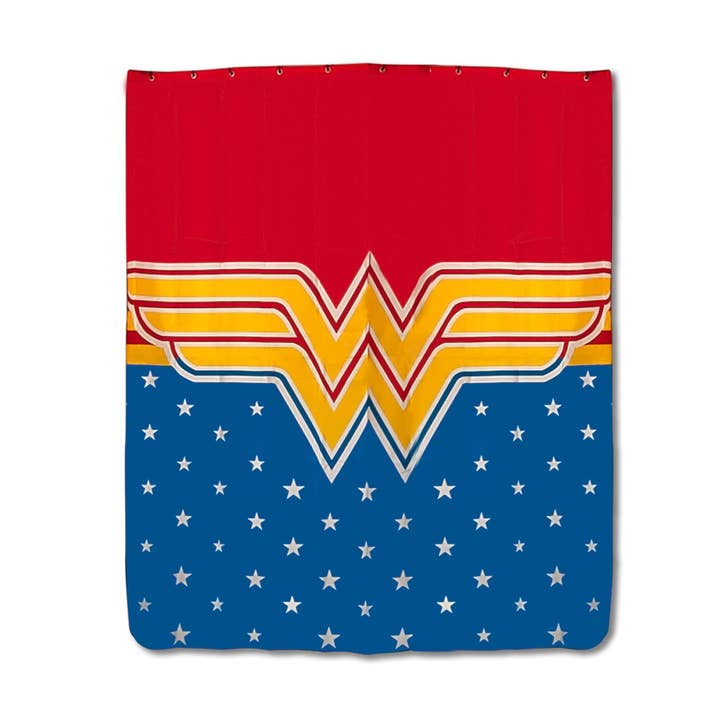 DC Comics Wonder Woman 71 x 71 Inch Shower Curtain for wholesale by Toynk