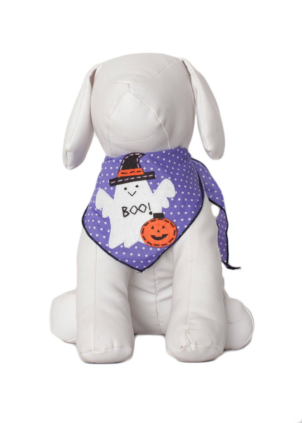 Purple Boo and Friends Dog Bandana Halloween Pet Costume Scarf for wholesale on Faire1