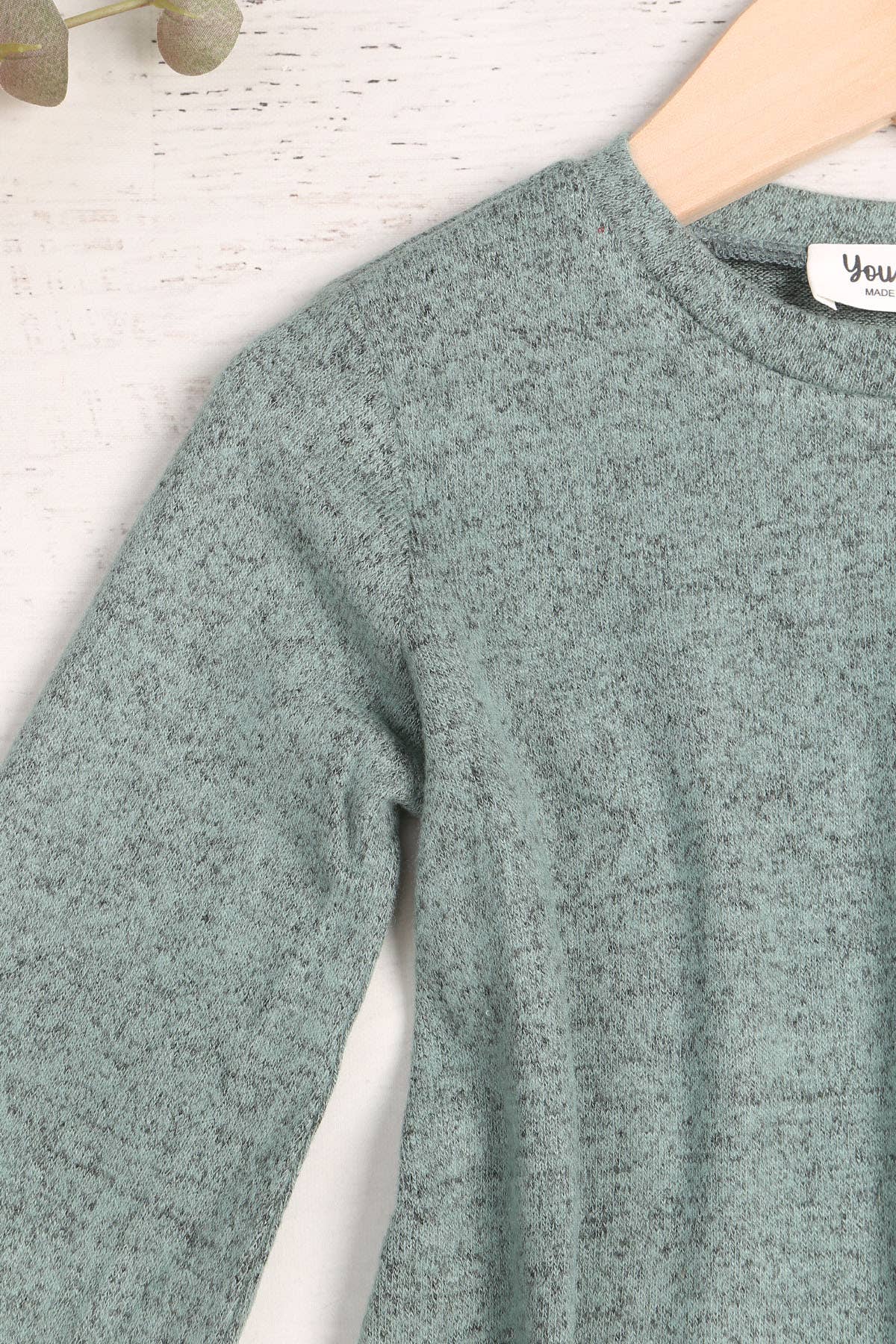 You & Me - Wholesale Jurk - Kinderen - YMD10063TKV-GEPOFTE HACCI GEBORSTELDE JURK MET LANGE MOUWEN VOOR KINDEREN8