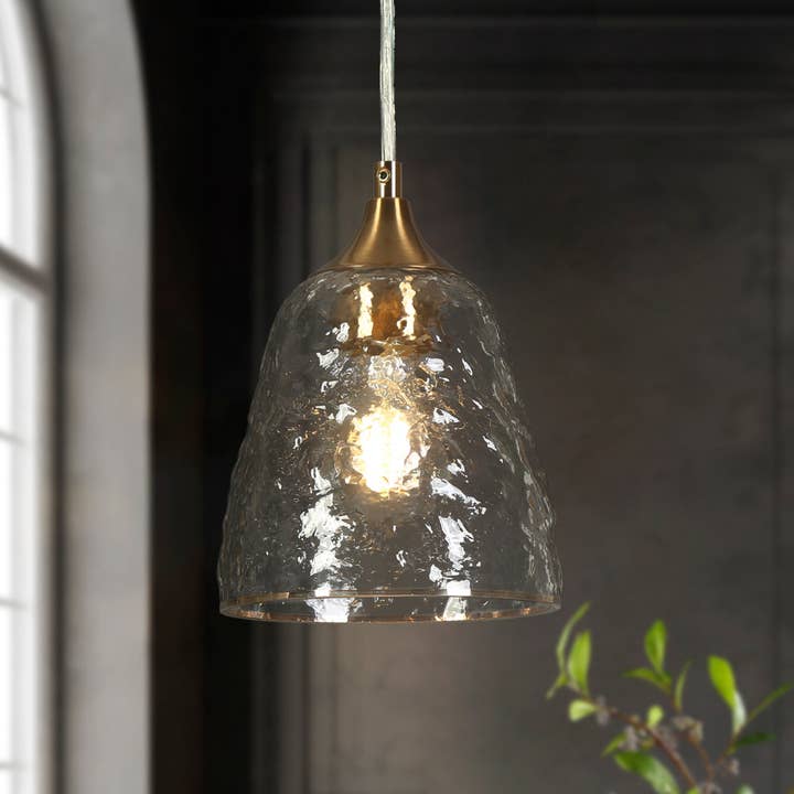 Dolohov 1-Light Brass Pendant Light for wholesale by Belles Lighting
