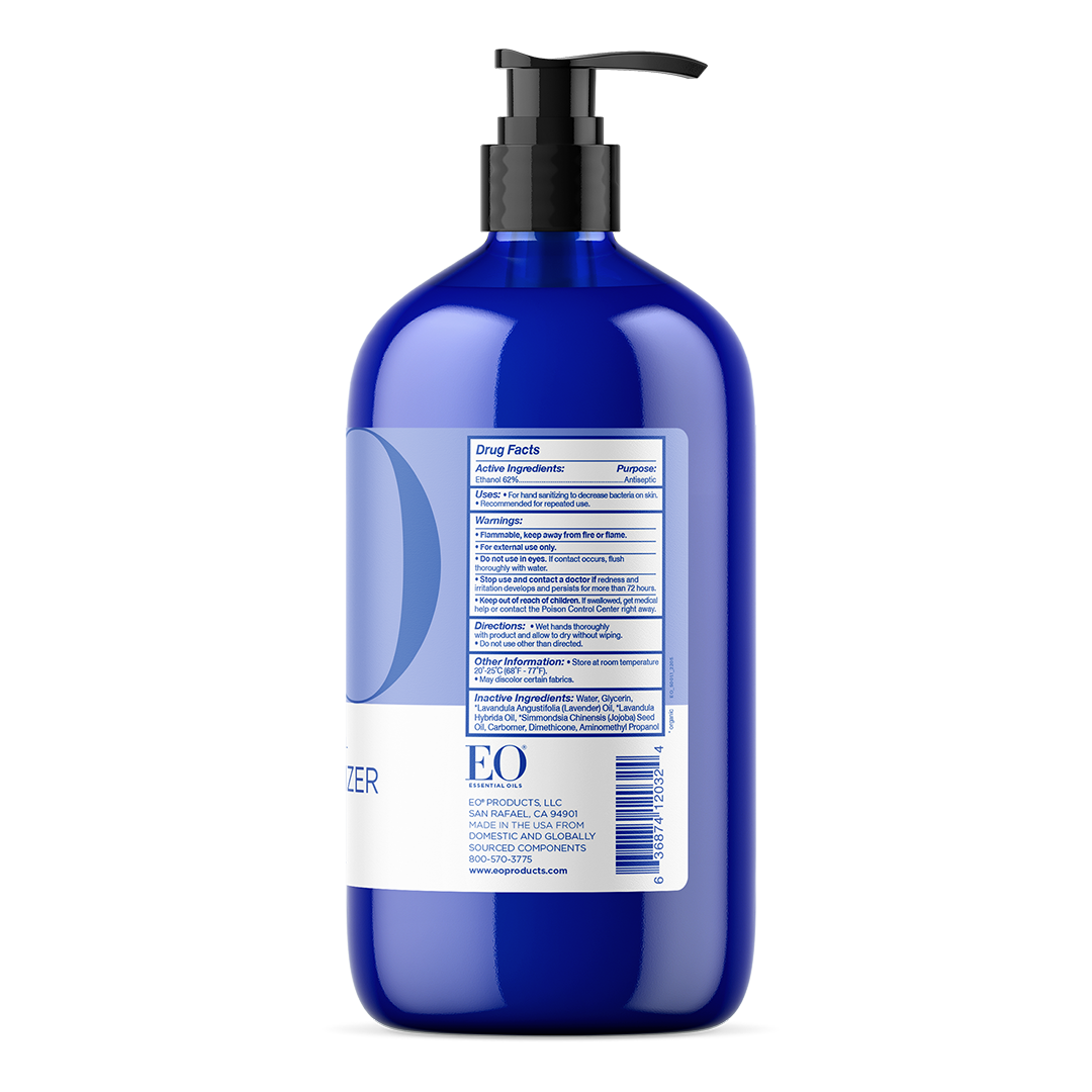 EO + Everyone - Wholesale Hand Sanitizer - Hand Sanitizer Gel 32 oz French Lavender Case Pack of 62