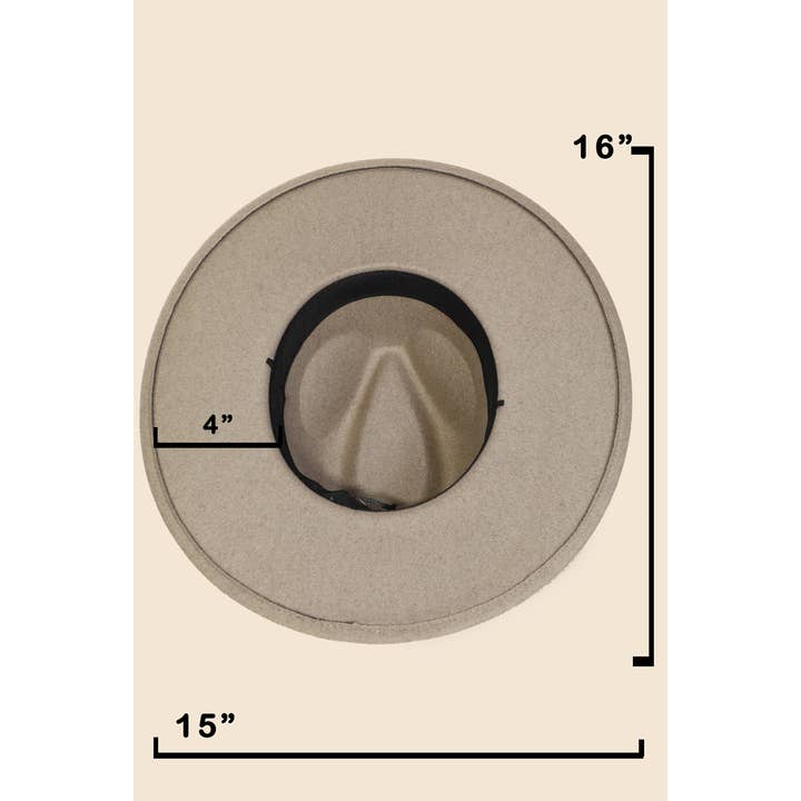 Anarchy Street - Wholesale Fedora - Women's - Faux Leather Strap Flat Brim Fedora Hat