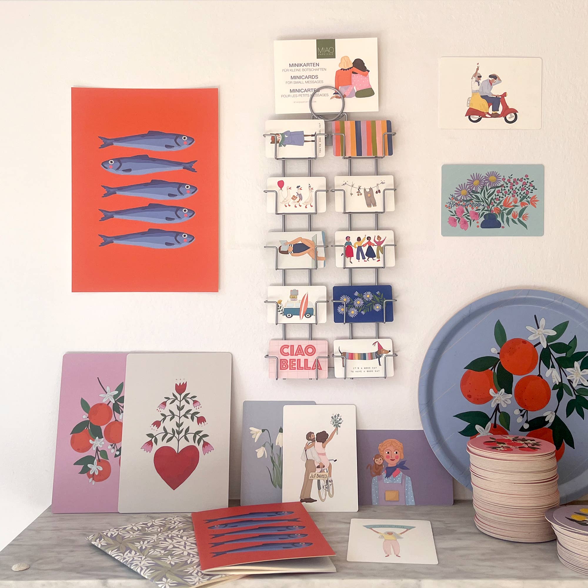 MIAO Papeterie - Wholesale Advent Calendar - Display | Mini cards1