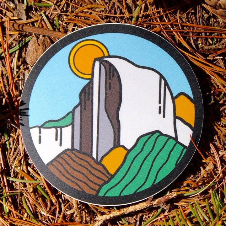 Yosemite National Park / Half Dome Sticker for wholesale by Willows ‘n’ Wildflowers