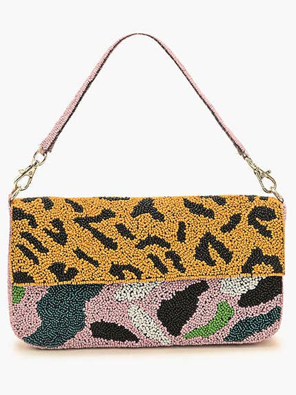 Gemischte Tier-Perlen-Schultertasche für den Großhandel von America & Beyond