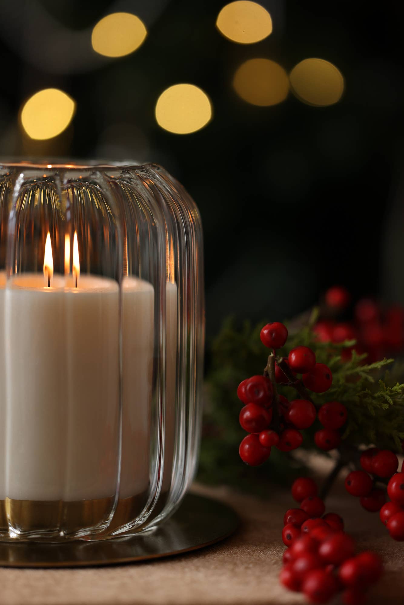 Fleck - Wholesale Candle Holder - Kira Glass Lantern, Large7