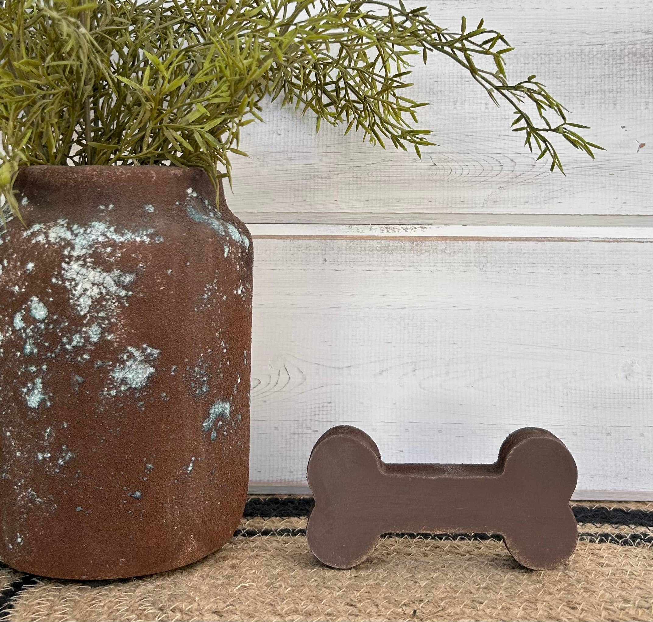 Inkwood Crafters - Wholesale Decorative Tabletop Object - Primitive/Rustic Wood Dog Bone2