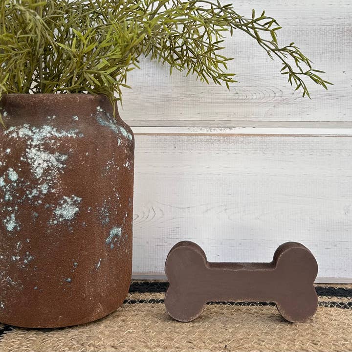 Inkwood Crafters - Wholesale Decorative Tabletop Object - Primitive/Rustic Wood Dog Bone2