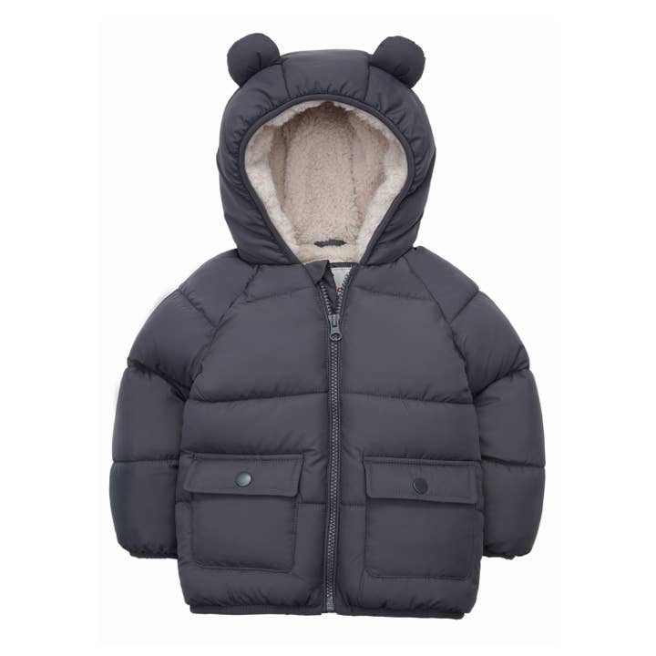 Rokka & Rolla - Wholesale Coat - Baby - Baby Toddler Boys' Sherpa Fleece Lined Puffer Coat16