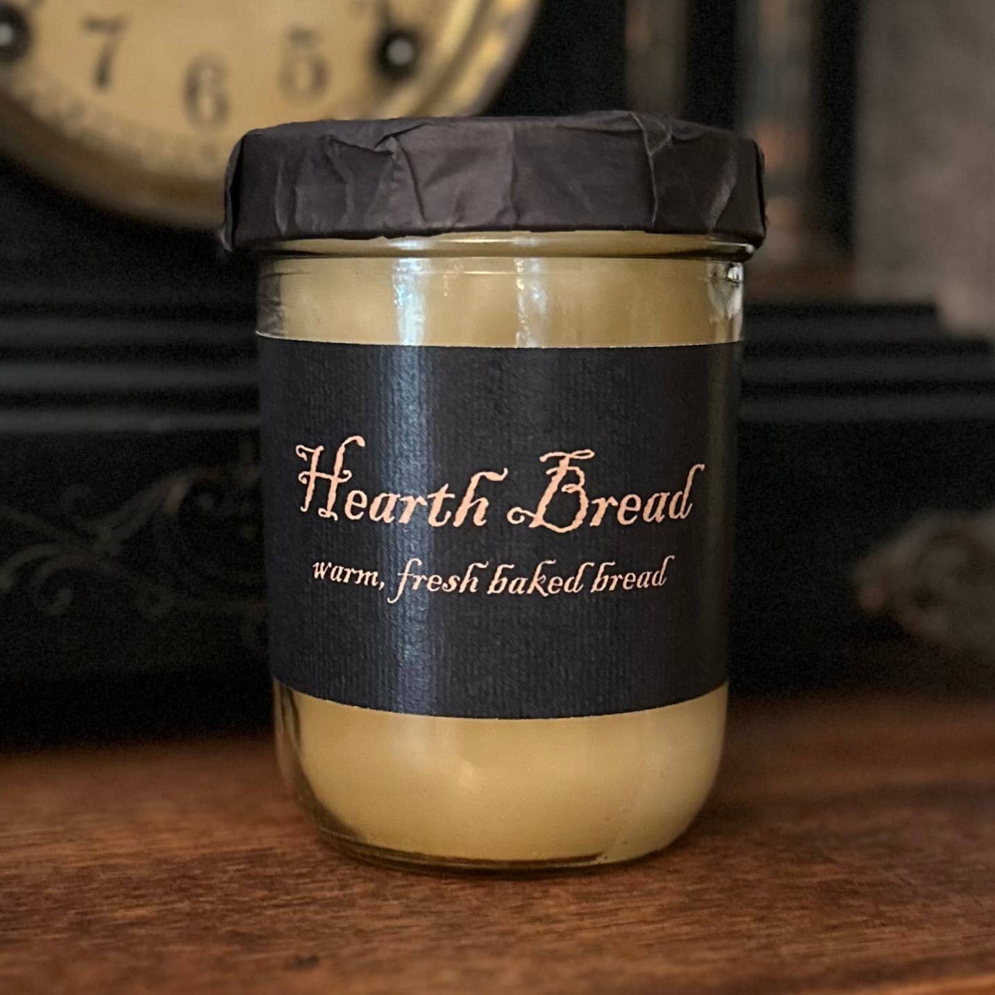 Black Label Candles – Engroshandel Glaslys – Husbrød | 16oz Masonkrukke1