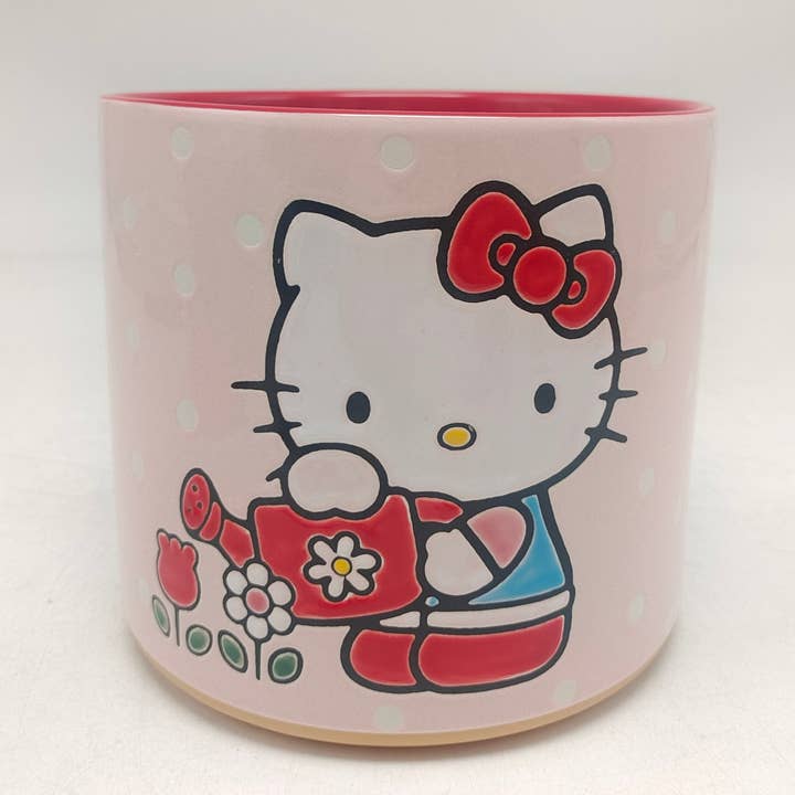 Blue Sky Clayworks – Engroshandel Plantekrukke – Hello Kitty Garden 5 „Planter indlejret med 73446