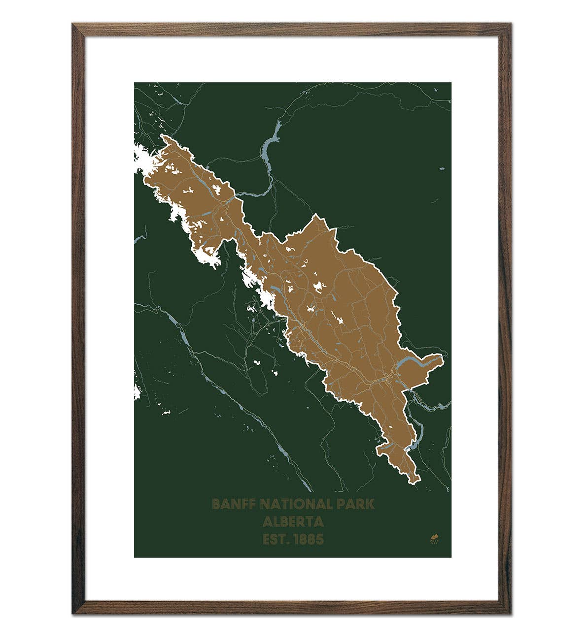 Muir Way - Vente Cartes - Carte du parc national Banff7