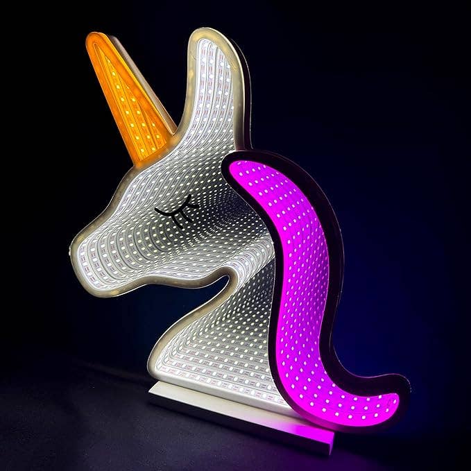 Neon Art Infinity Lights Wall & Desk Sign-Unicorn for wholesale by Trend Tech Brands