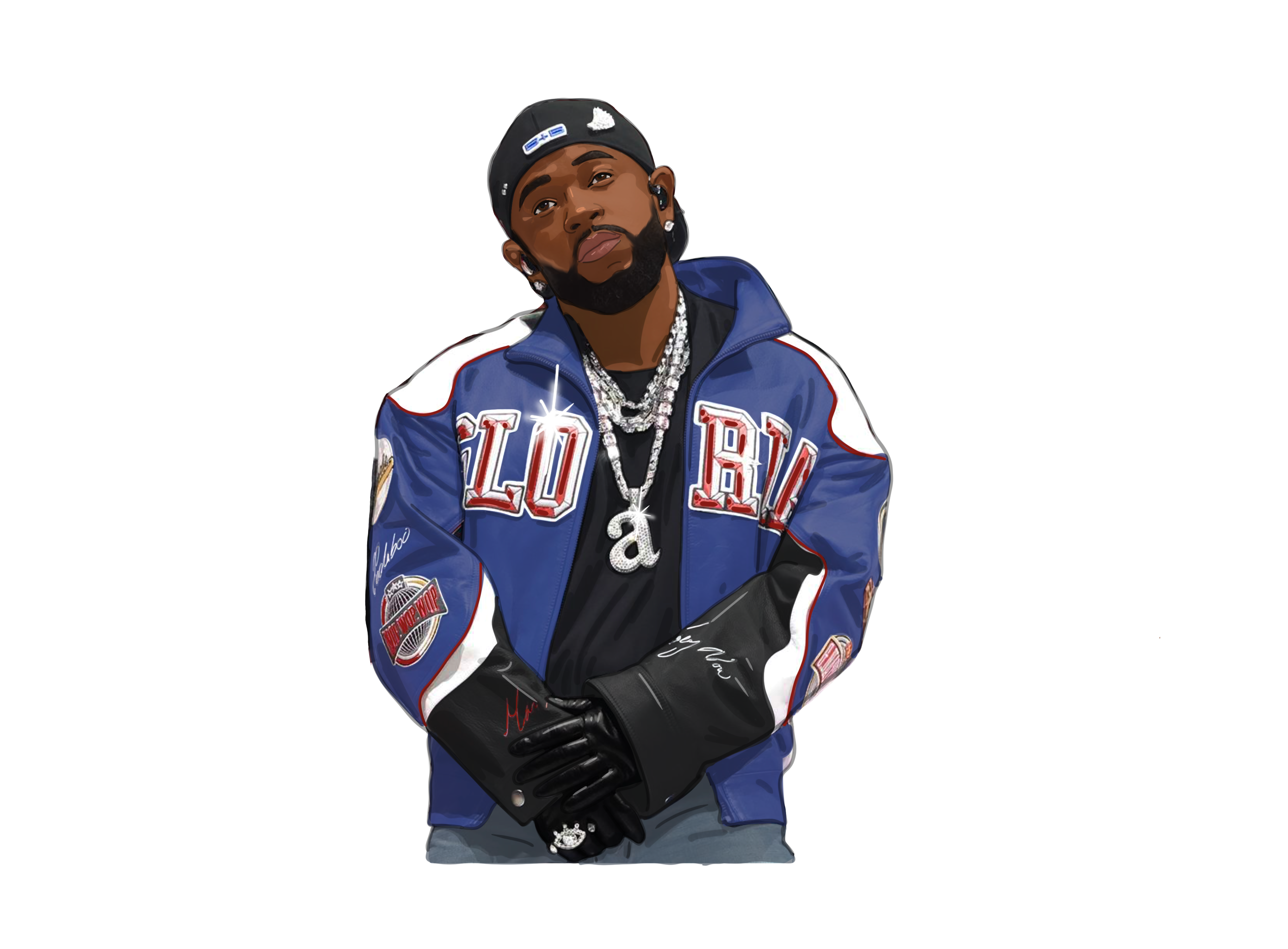Wholesale Kendrick Lamar Cute Vinyl Decal for Fans for your