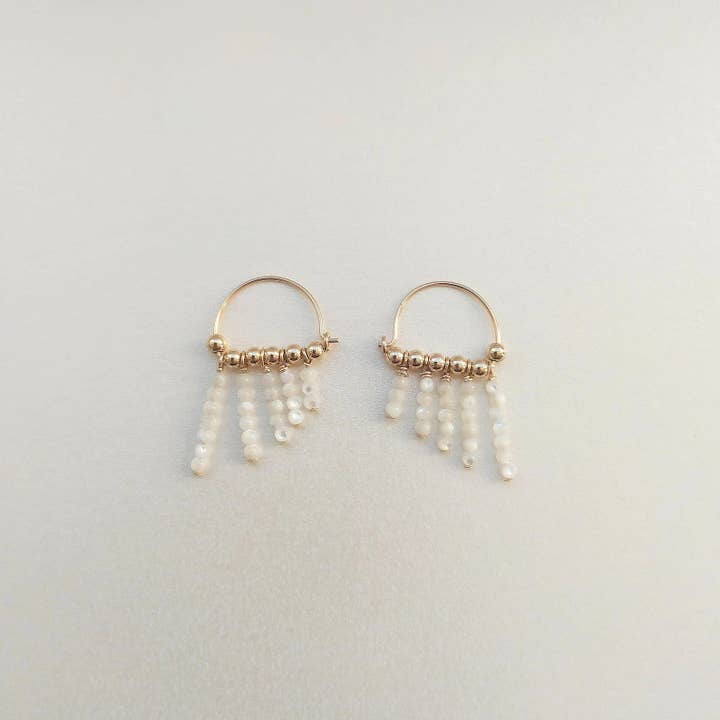 Oorbellen | 14K Gold Filled (gerecycled) & Parels voor wholesale door NŪR