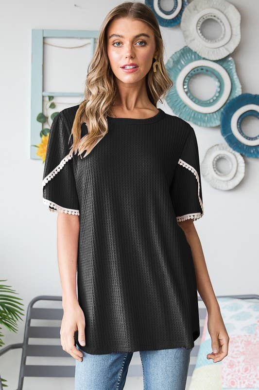 HEIMISH – wholesale Tunika - Dam – ET7046-11 MASSIV VÅFFELTOPP