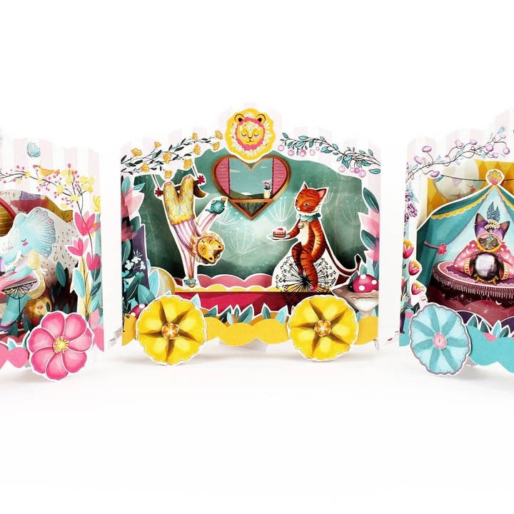 Circus Diorama Book (Makes up 3 dioramas) for wholesale by Miss Ella