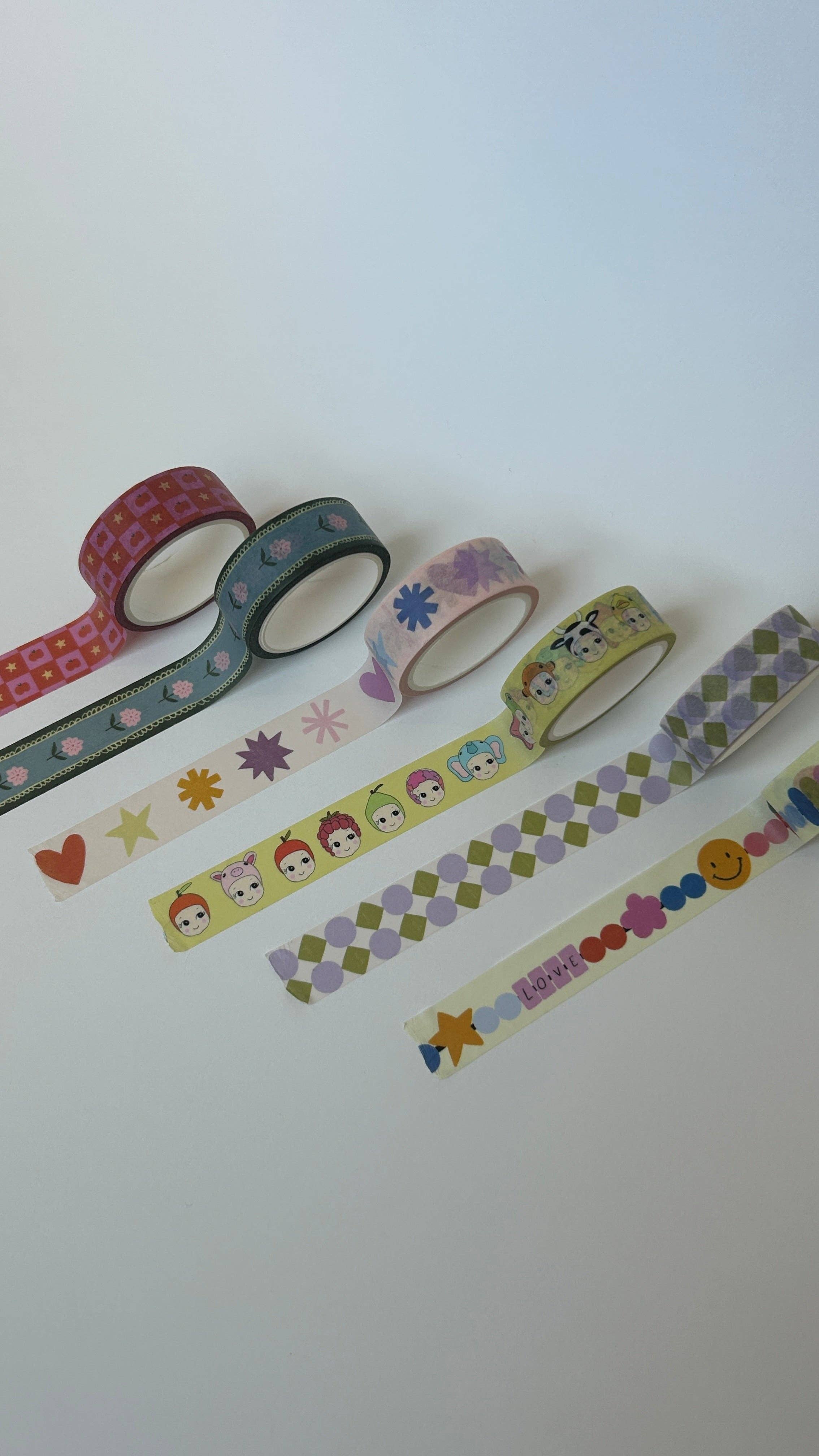 Nany Craft Shop - Vendita all'ingrosso Nastro washi - Washi Tape - fiori3