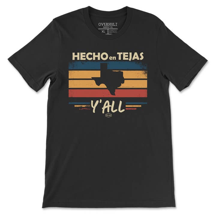 Overholt Supply Co. - Wholesale Screen Printed T-Shirt - Men's - OSC-086 Hecho en Tejas Y'all 2.0
