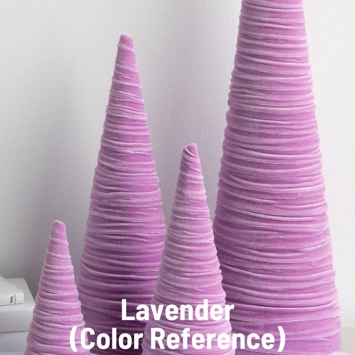 Your Heart's Content – Decoração de Natal por atacado – Conjunto de Árvores de Veludo em Pedestal, Conjunto de 3 para Decoração de Mesa, Lareira de Inverno23