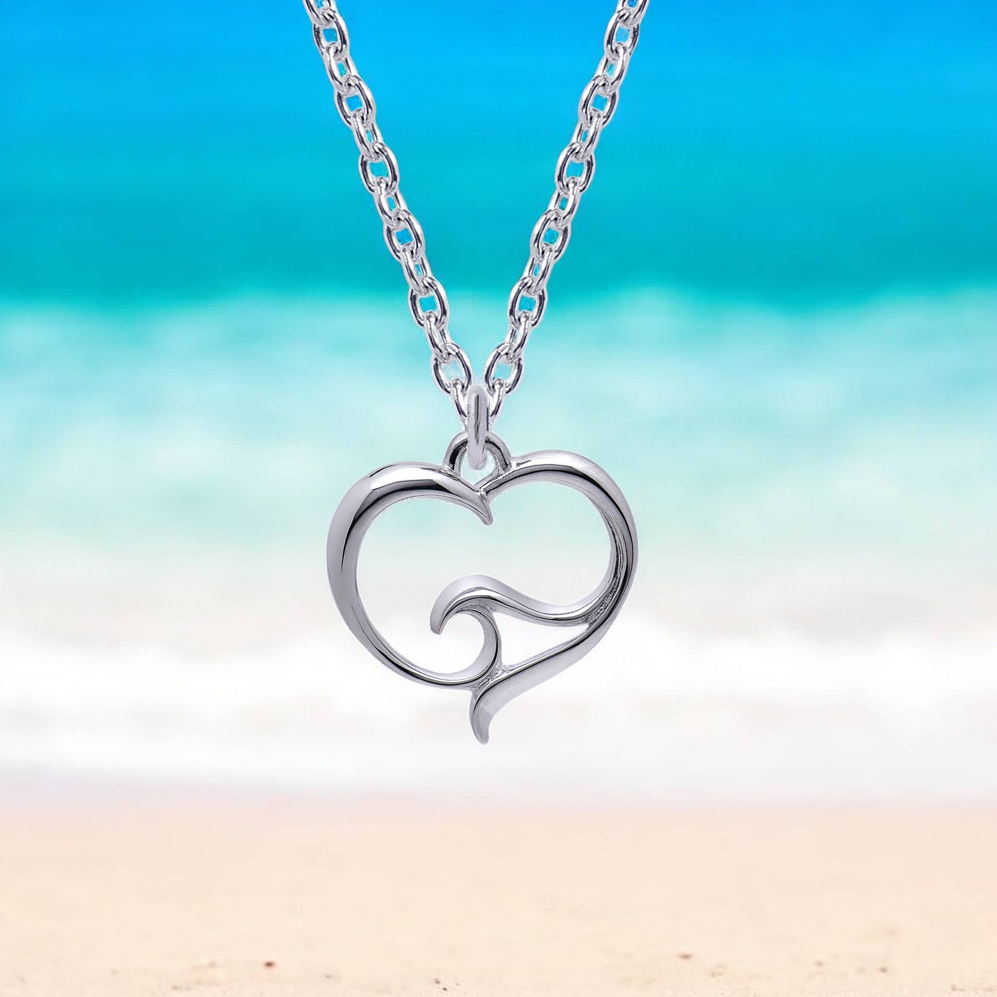 Big Blue by Roland St John – Engroshandel Halskæde med vedhæng – Mit hjerte tilhører havet2